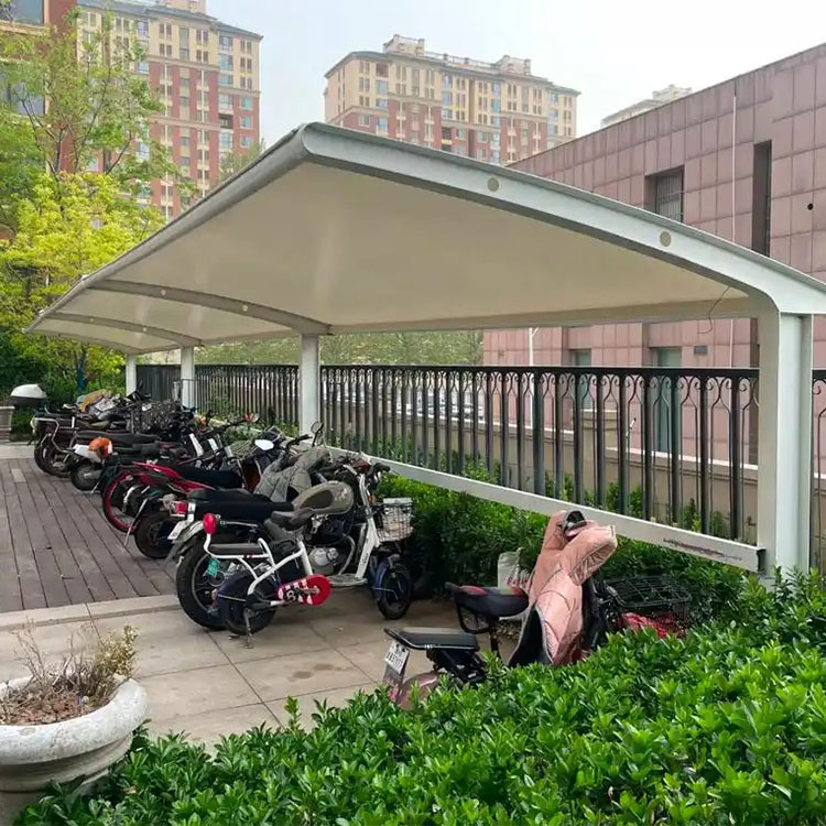 清丰县膜结构电动车棚